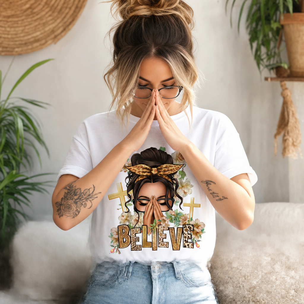 Believe - Messy Bun