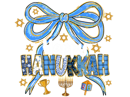 Hanukkah Bow Shirt