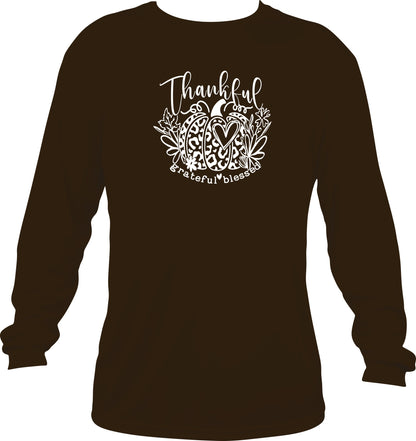 Thankful, grateful, blessed