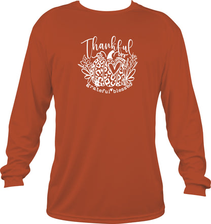 Thankful, grateful, blessed