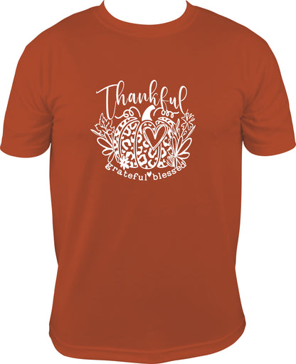 Thankful, grateful, blessed