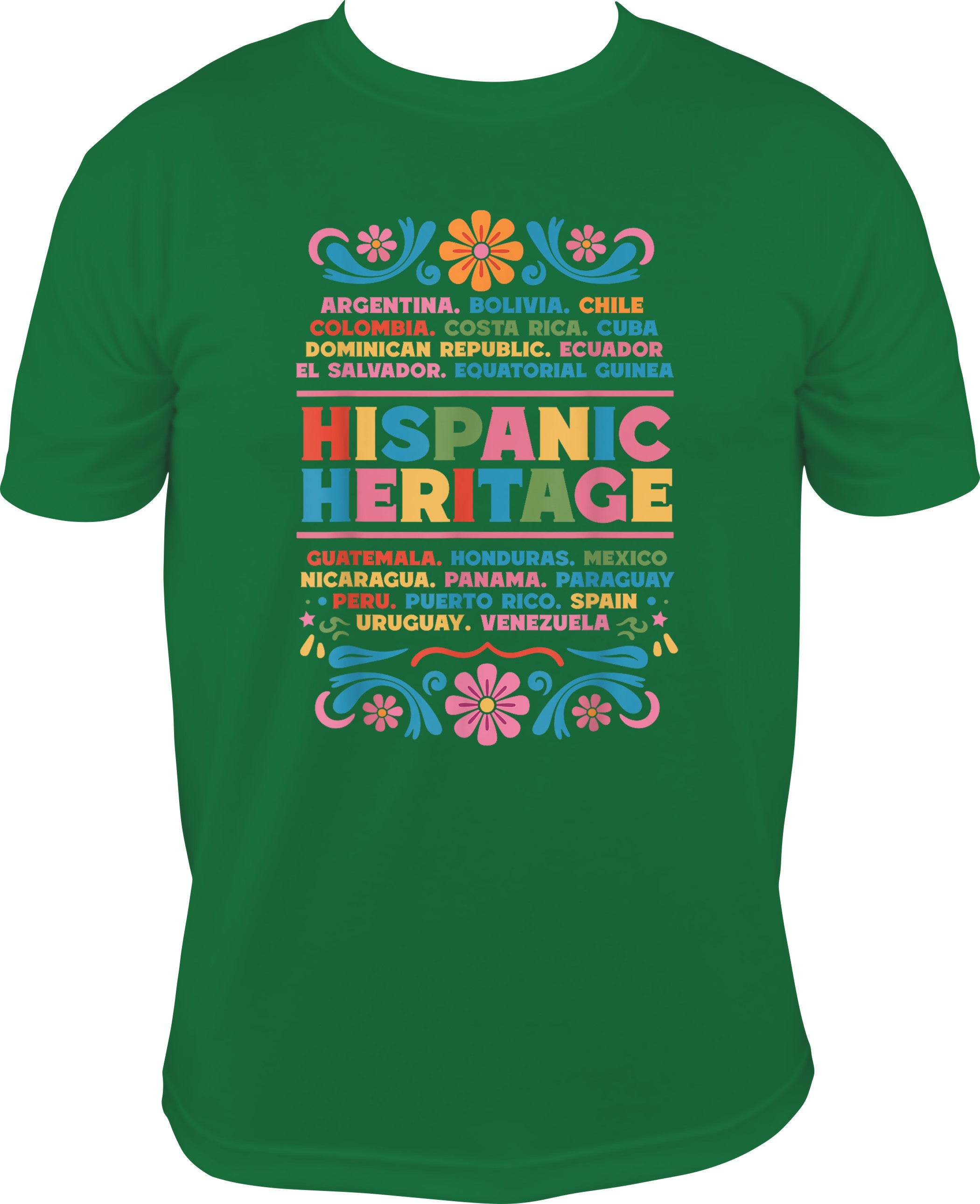 Hispanic Heritage Flags